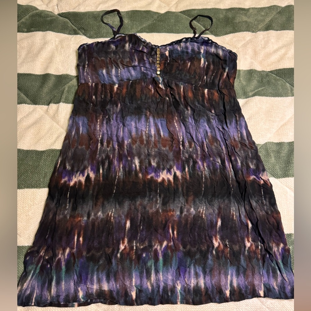 Multicolor Spaghetti Strap Dress